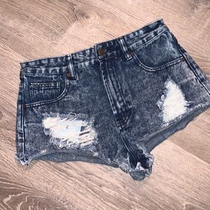 High waisted shorts
